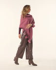 Avril Shawl en Tejido Plano Afelpado